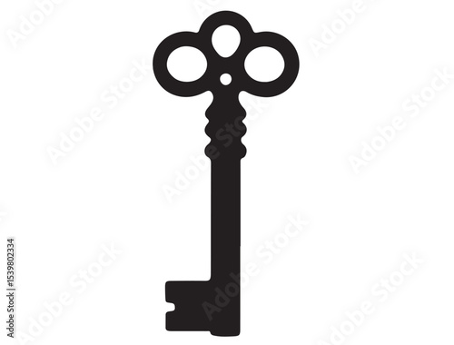VINTAGE KEY SILHOUETTE