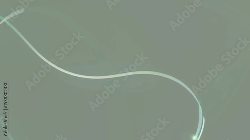 Calm breathing cycle UI animation with soft waves in 4K seamless loop