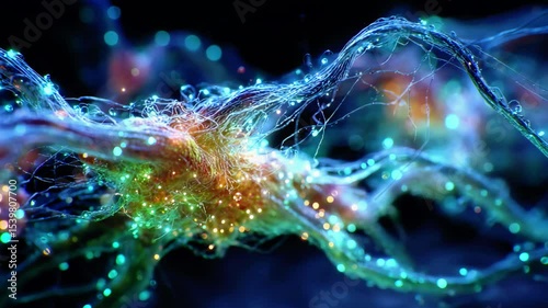 Exploring the mystique of neural connections in a captivating digital realm