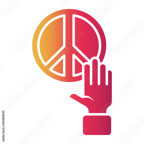 peace Gradient icon