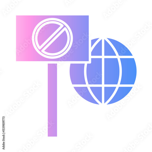 protest Gradient icon