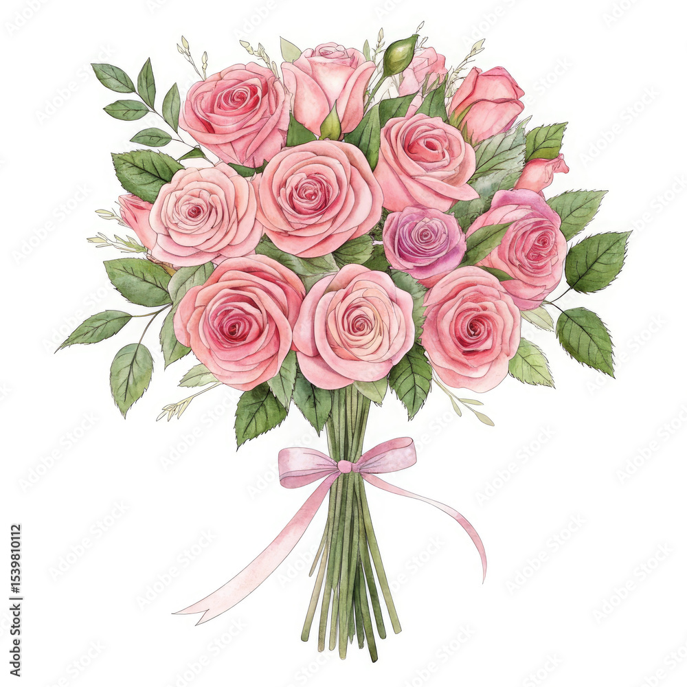 Fototapeta premium heart shaped roses