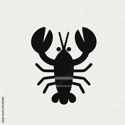 Cute vector lobster with unique design, perfect for kids' projects and decor.