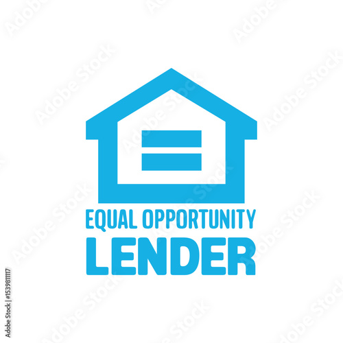 EQUAL OPPORTUNITY LENDER VECTOR SIGN SYMBOL