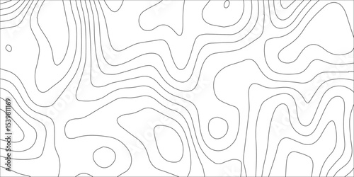 Abstract topographic white background. Seamless wavy lines patter. Geography map grid backdrop. Business concept design. Wave paper curved reliefs background.	