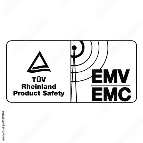 TUV EMC EMV LOGO SIGN
