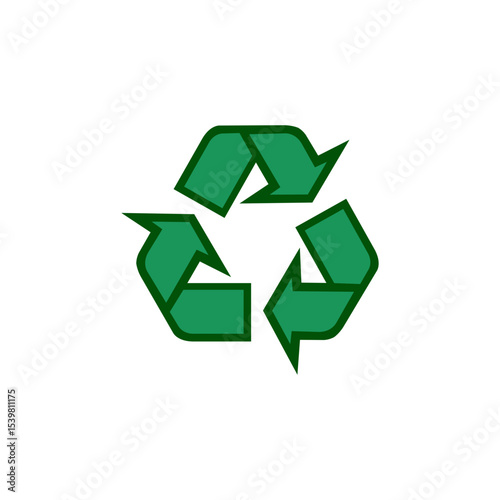 RECYCLING ICON VECTOR SIGN