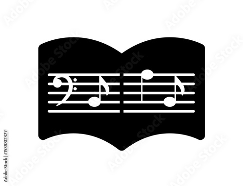 Icon of sheet music with a treble clef and notes 01C : Eighth note, Quarter note, quaver, crotchet , musical instrument , sheet music , music score 