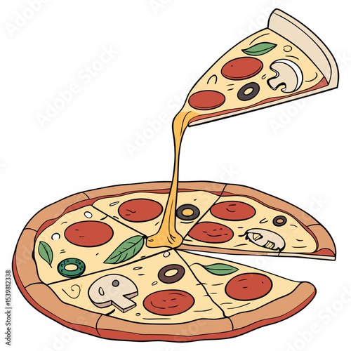 pizza vector