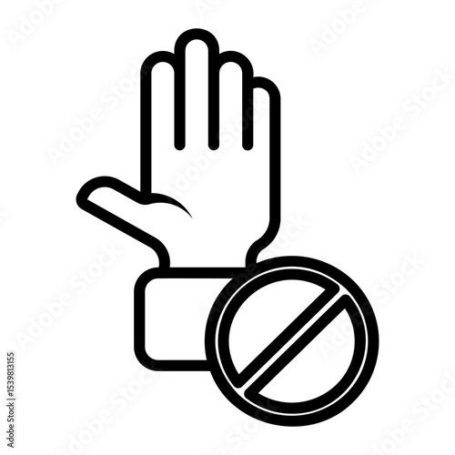 protest Line Icon
