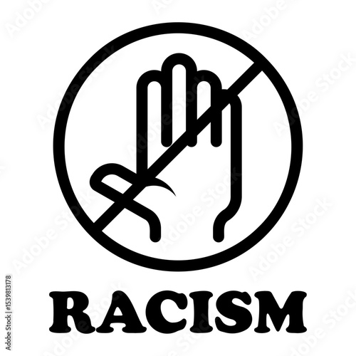 no racism Line Icon