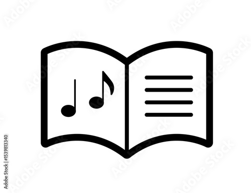 Icon of sheet music with eighth notes 01B : Eighth note, Quarter note, quaver, crotchet , musical instrument , sheet music , music score 