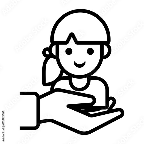 children Line Icon