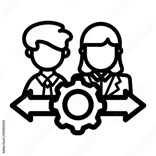 conflict Line Icon