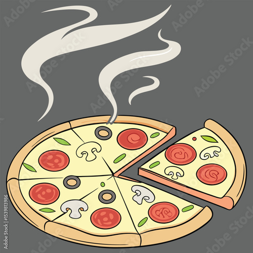 pizza vector