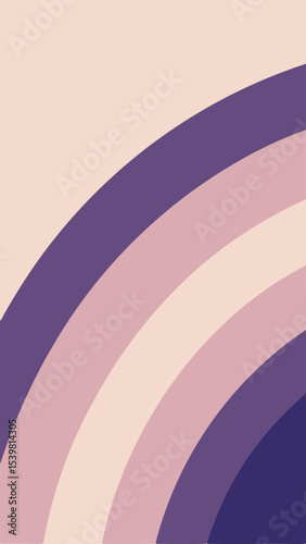 Abstract background with soft purple arcs for design projects suitable for transparency
