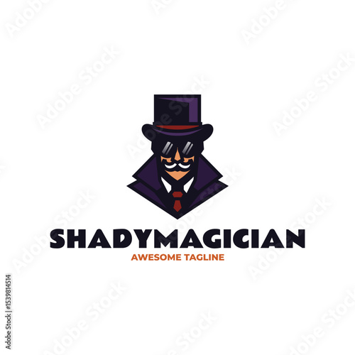 Magician Character Mascot Logo Design