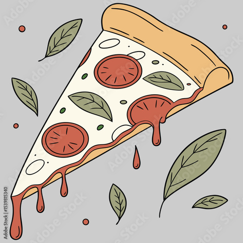 pizza vector