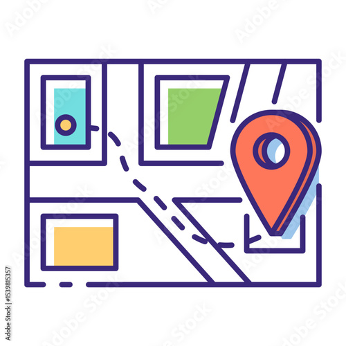 This Destination icon is suitable for Travel and Tourism, etc