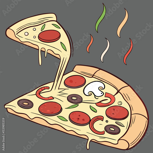 pizza vector