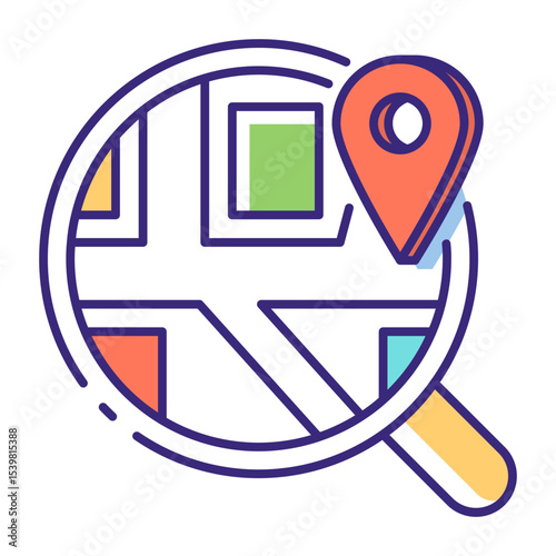 This Location icon is suitable for Travel and Tourism, etc