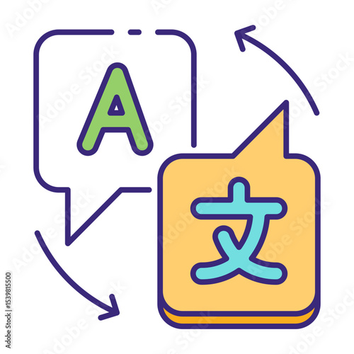 This Translation icon is suitable for Travel and Tourism, etc