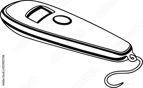 vector illustration of a pencil sharpener