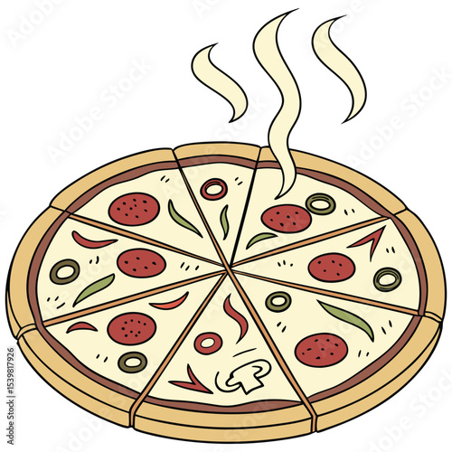 pizza vector