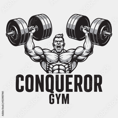 Vector Logo- Roaring Conqueror - 
