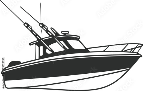 fishing boat silhouette