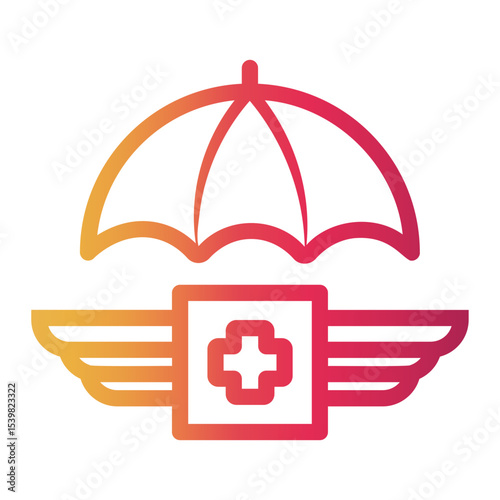 humanitarian Line Gradient Icon