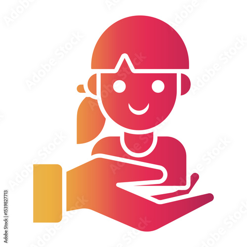 children Gradient icon