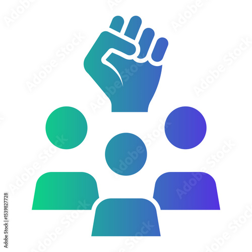 activism Gradient icon
