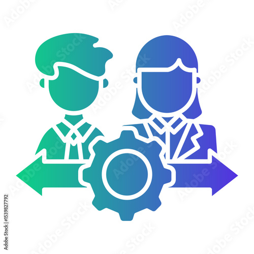 conflict Gradient icon