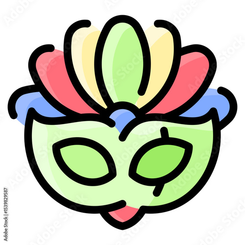 Carnival eye mask