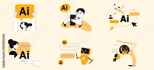 AI-Powered Design Illustrations  Exploring the Future of Creative Technology with AI Assistance and Automation