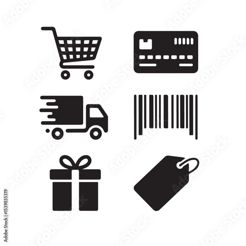 E-Commerce Icons Vector Set
