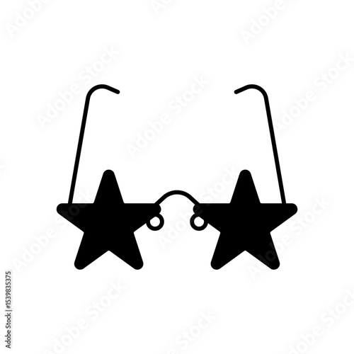Star Glasses Party Accessory Fill Icon
