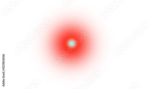 Vibrant Red Light Burst Glowing in Dark Background Perfect for Abstract Designs and Dramatic Visual Effects transparent background