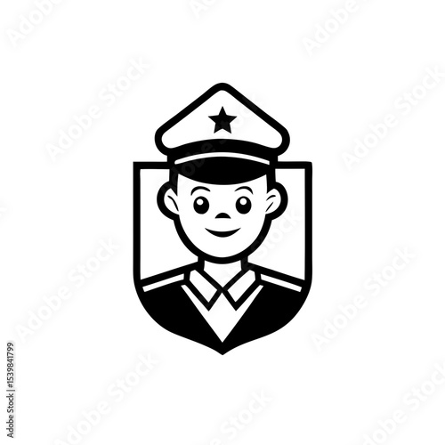 police officer vector illustration