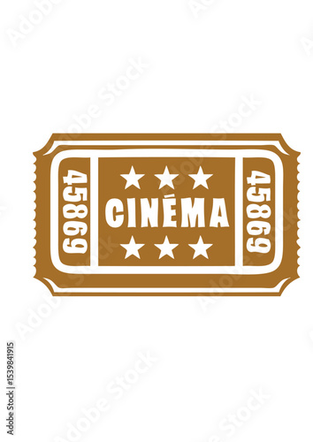 ticket cinema cine entrance