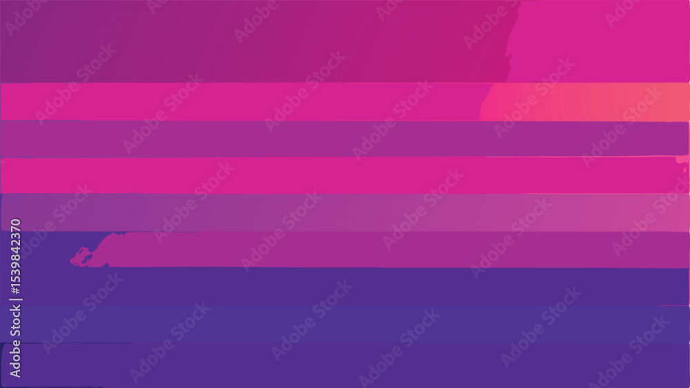Fototapeta premium Abstract purple and pink horizontal stripes with transparency for design projects