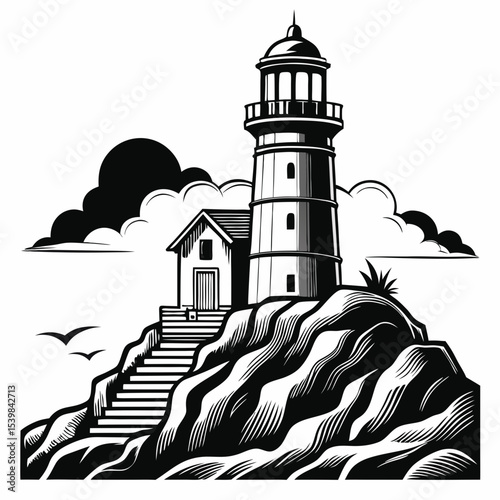 lighthouse on the coast