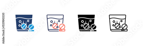 Effervescent icon set multiple style collection