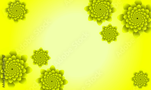yellow flower background