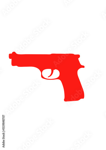 pistolet revolver flingue icone