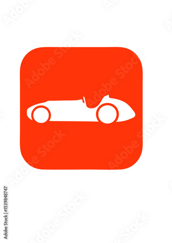 voiture course icone