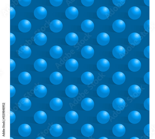 Pattern with rolling balls, background, illustration.