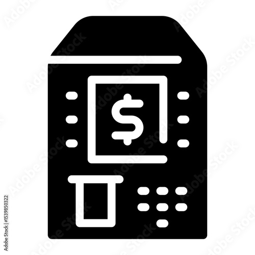 atm glyph icon