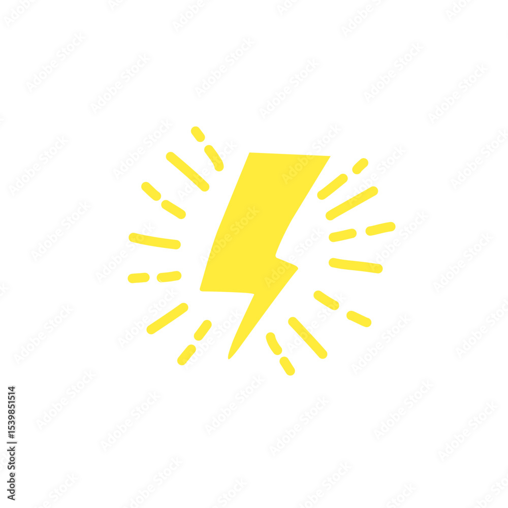 Fototapeta premium electric lightning symbol